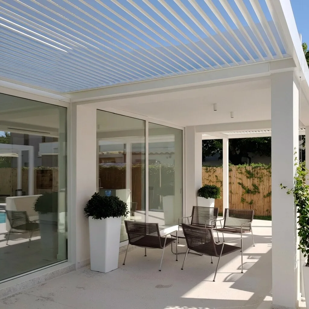Glicine su terrazzo